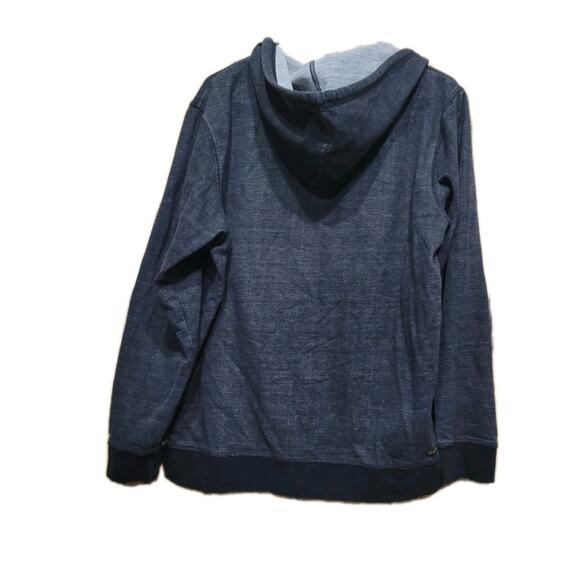 Y2K ONeil Surf Skate Hoodie Vintage Wash Mens Large Black - Picture 2 of 11